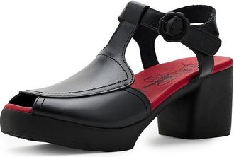 FLY London Flig419fly Womens Sandals Black : EU 41 (US Womens 10-10.5) M, Leather