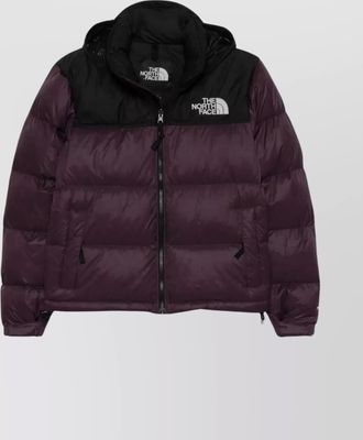 The North Face retro hooded quilted jacket for winter