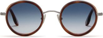 L.G.R Reunion Metal Explorer 6217 Mens Sunglasses Tortoiseshell Size 48