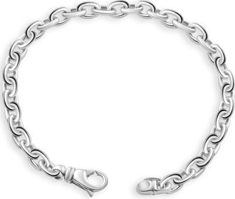 Pompeii3 Mens 14k Gold (20gram) or Platinum (37gram) 5.5mm Link Bracelet 8.5