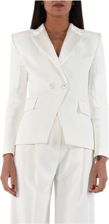 Elisabetta Franchi Mujer, Chaquetas, Blanco, Talla: S