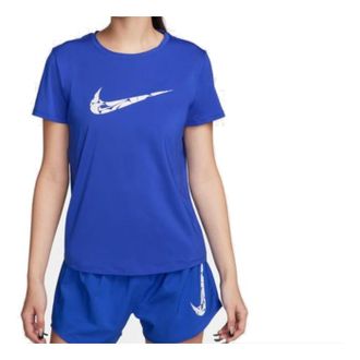 Nike (WMNS) Nike One Swoosh Dri-FIT Short-Sleeve Running Top Hyper Royal FN2619-405