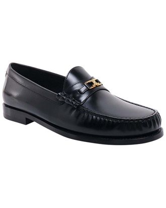 Celine Celine Luco Triomphe Leather Loafer