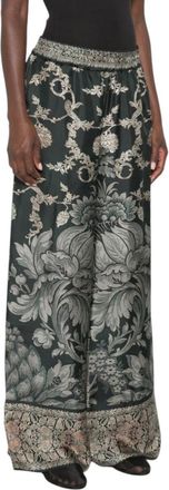 Pierre-Louis Mascia Black Printed Elasticated Pants