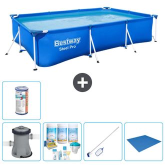 Bestway Piscina Bestway Steel Pro Rectangular - 300x201x66 Cm - 8-piezas S22088