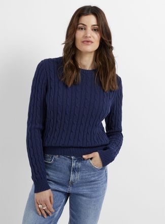 Contemporaine Womens Reprocessed cotton cables sweater