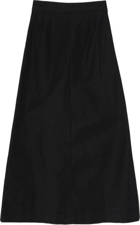 Plan C Gonna lunga con zip - Nero