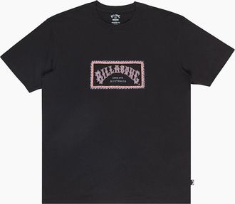 Billabong Mens Billabong Mens Arch Frame Short Sleeve T-Shirt - Black - Size: 38