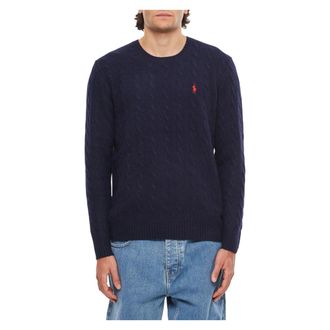 Polo Ralph Lauren Heren, Truien, Blauw, Maat: L Wol