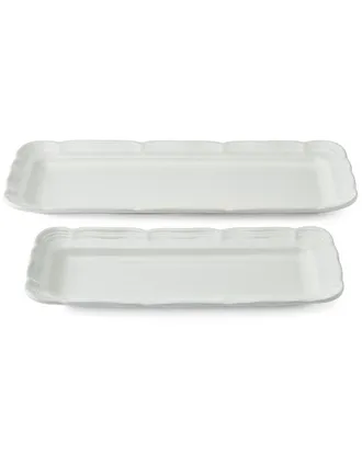 Mikasa French Countryside Set Of 2 Bread Trays