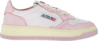 Autry Medalist Low Two Tone Leather Sneakers