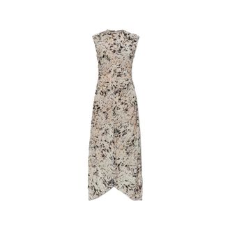 AllSaints Maxi Dresses, female, Beige, Size: S Noor Dress