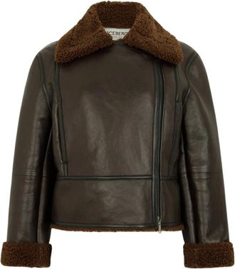 Iceberg Giacca Bomber Oversize - - Jackets - Donna - Marrone - S