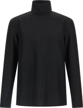 Gucci Black Polyester Mens Blouse