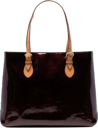 Louis Vuitton Pre-owned Womens Monogram Vernis Brentwood - Dark Brown Leather - One Size