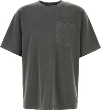 Carhartt Work in Progress Carhartt Wip Dark Grey Cotton S/S Torion Pocket T Shirt