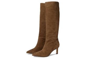 Nine West Lorthey Womens Boots Cognac Suede : 8.5 M, Suede/Synthetic
