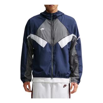 Nike Premier Repel Hooded Woven Track Jacket White Midnight Navy Iron Grey IM4120-100