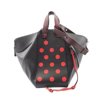 Loewe Pre-owned Tote Bags, female, Black, Size: ONE SIZE Pre-owned Hammock Medium Leather Handbag