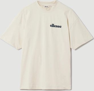 Ellesse Mens Entriamo Tee - Off White - Cream - Size: 38
