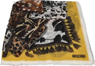 Moschino Foulard de lana - Accessories - Mujer - Multicolor - ONE SIZE