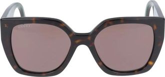 Gucci Gg1300S Zonnebril - Dames - Accessoires - Bruin - Maat: 55 MM