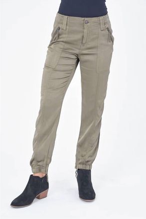 MARRAKECH Marina Viscose Satin Jogger In Oregano