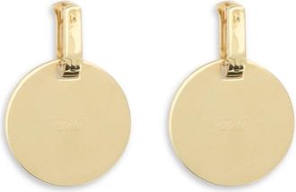 Versace Womens Irradia Earrings Gold Brass