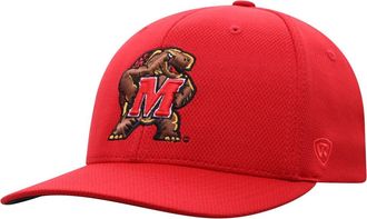 Top of the World Mens Top of the World Red Maryland Terrapins Reflex Logo Flex Hat at Nordstrom, Size Medium/large