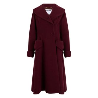 Moschino Donna, Cappotti, Rosso, S, new