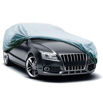 Trade Shop Trade Shop - Funda Impermeable Para Coche Lona Impermeable Tama&ntilde;o L Funda Nieve