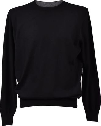 Brunello Cucinelli Black Cashmere Crew Neck Sweater, Brand Size 46 (US Size 36)