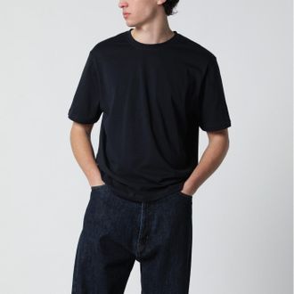 STUDIO NICHOLSON T-shirt Bric blu vestibilit&agrave; regolare