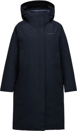 Peak Performance Treeline Down Coat Mantel f&uuml;r Damen | schwarz/blau