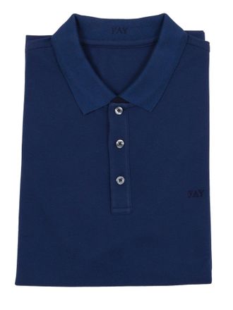 Fay Polo Db Collar Piquet Str. Bicolor
