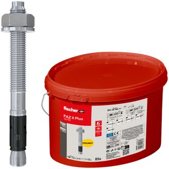 Fischer Anclaje De Perno Faz Ii Plus 12/10 En Cubo (85 Unidades) - 568859