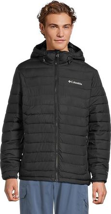 Columbia Powder Litetm II Hooded Jacket Mens Clothing Black : 2XL, Polyester