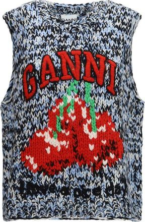 Ganni Ganni Wool Oves Aries Womens Sweatshirt