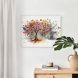 Reinders Wandbild »Tree of Colours«