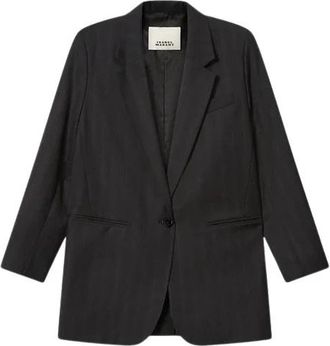 Isabel Marant Nerix - 32-48: 38-Kleuren: Antraciet - Dames - Blazers - Zwart - M - Wol - Jassen