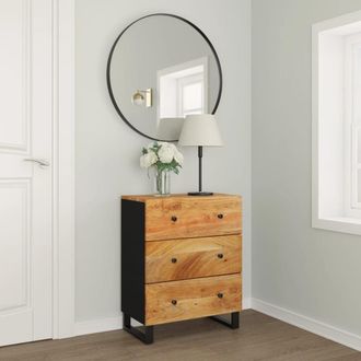 vidaXL Aparador De Madera Maciza De Acacia 60x33x75 Cm Vidaxl
