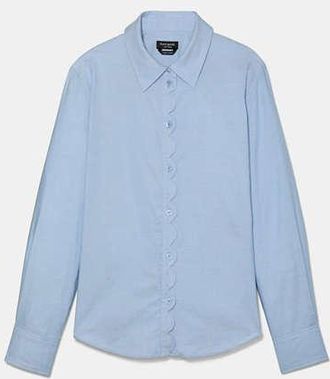 Kate Spade New York Oxford Scallop Shirt