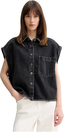 American Vintage Yop 06D Shirt - Blouses & Shirts - Mujer - Negro - L