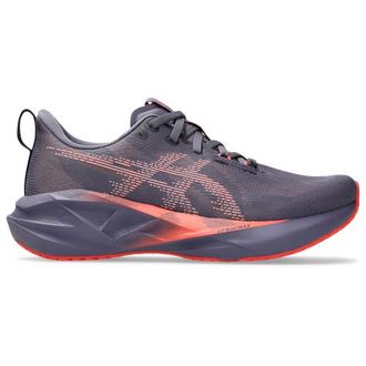 Asics Womens ASICS Novablast 5 - Running Shoes - Grey / Purple / Coral Reef Size 10.0