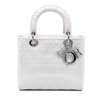 Dior Pre-owned Lady D-Lite Handbag - Dames - Pre-owned - Wit - Maat: ONE Size