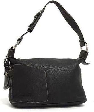 Bally Brown Leather Handbag Shoulder Bag Tote Bag (Pre-Owned)