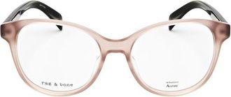 Rag & Bone Ladies Pink Round Eyeglass Frames RNB3068/G
