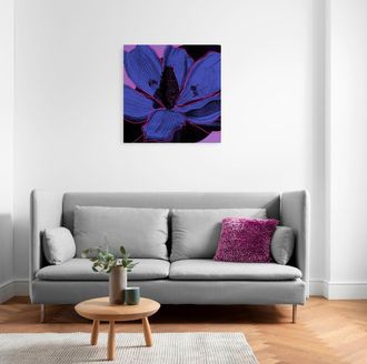 Komar Leinwandbild »Purple Fusion - Grösse 60 x 60 cm« Natur 1 Stk. tlg. Keilrahmenbild mi Echtholzrahmen