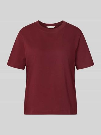Selected Boxy Fit T-Shirt aus reiner Baumwolle Modell ESSENTIAL in Bordeaux, Gr&ouml;&szlig;e XL