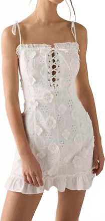 Astr Breanna Mini Dress In White